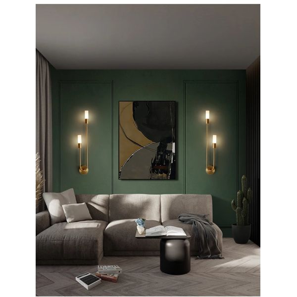 Luxury Wall Lamp Bedside Background Lamp Home Decoration Modern Led strip Crystal mirror headlights(WH-MR-84)