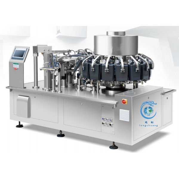 Health Tea Powder Doypack Packing Machine 20 Bags / Min