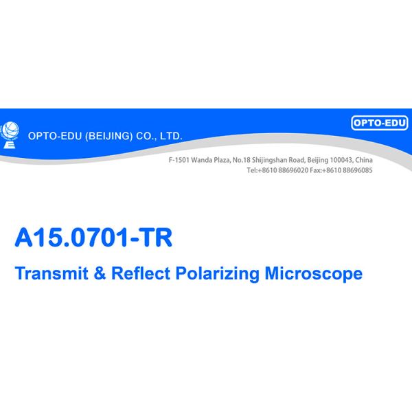 5W OPTO-EDU A15.0701-TR Metallurgy Polarizing Light Microscope