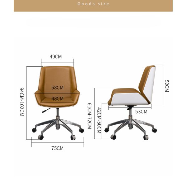 Elegant Wooden Ergonomic Folding Office Chair Luxury Manager Executive Business Furniture