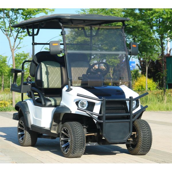 Последний стиль моды 4×4 4WD Электрическая тележка для гольфа Литийная батарея 5кВт Мотор 14дюймовая шина для внедорожника