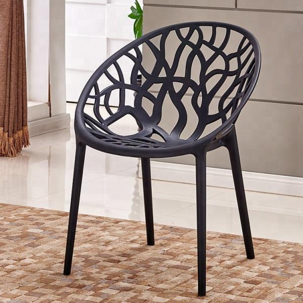 Practical Plastic Waiting Room Chairs With Integral Moulding Hollow Design