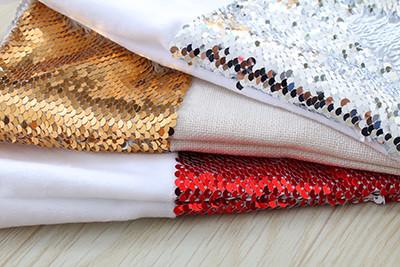 Customized Sublimation Sequin Stocking Christmas Stocking Sublimation Blanks 45*20cm