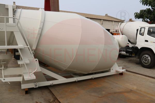 Fully Integrated Concrete Mix On Site Truck, 10 - 12cbm Volumetric Concrete Mixer