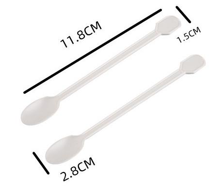 Bio PLA Compostable Cultery Biodegradable Plastic Coffee Stirrers 500pcs 4.6 inch