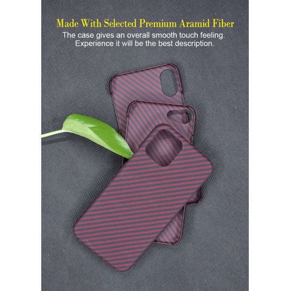 Paper Thin Matte Aramid Fiber Phone Case For iPhone SE