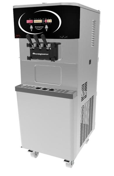 3 flavors 400cones/H OP138CS softy ice cream machine factory supply Oceanpower