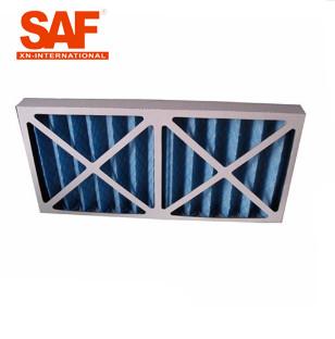 Cardboard Frame Pre Air Filter SAF Pleated Panel 5 Micron Media HVAC System