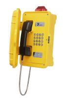 Telefone de emergência analógico ou SIP para aplicações industriais