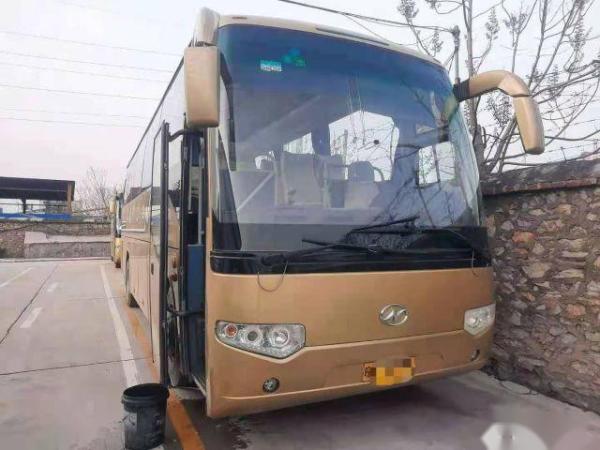 Higer Brand Used Coach Bus KLQ6109 46 Seats Low Kilometer Left Steering Singel Door