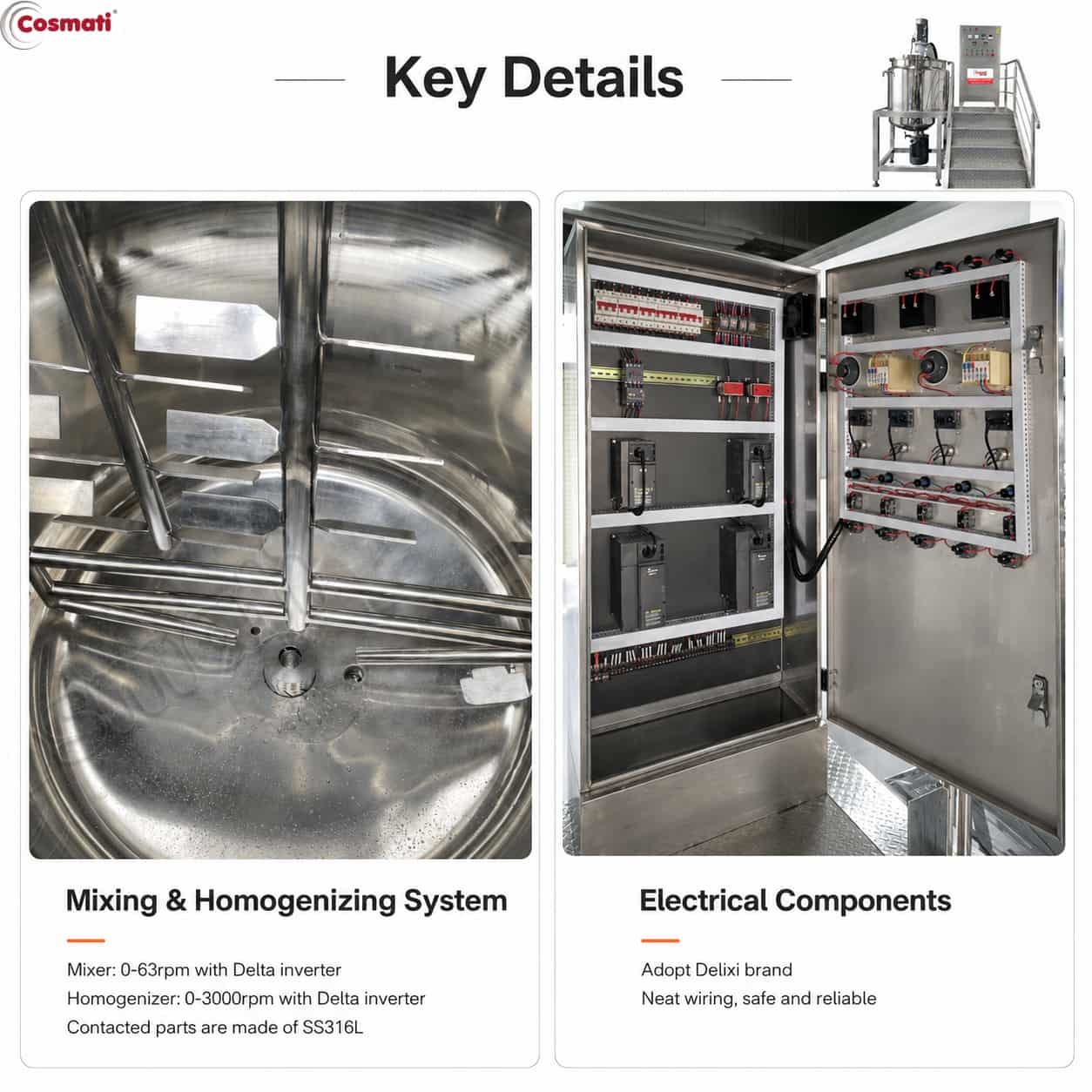 Liquid Soap Double Jacket Mixing Tank Stainless Steel Shampoo Detergent Mixer