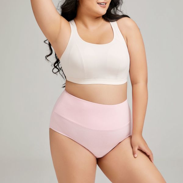 M-7XL Pregnancy Nursing Bra Tummy Control Transparent Seamless High Waist Cotton Pants