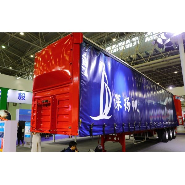 Tri Eje 53 Piés Furgonetas remolques 3 Ejes Caja 30t 40t 50t Cerrado Semi-contenedor Furgoneta remolque