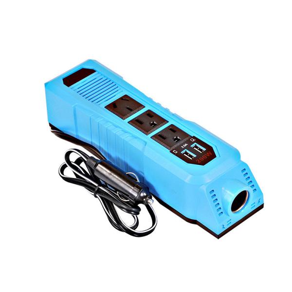 Car Usb Port 12V Charger Bus For Phone Charger Dc 12V To Ac 240V Car Power Inverter 200W Convert Car Battery Charger