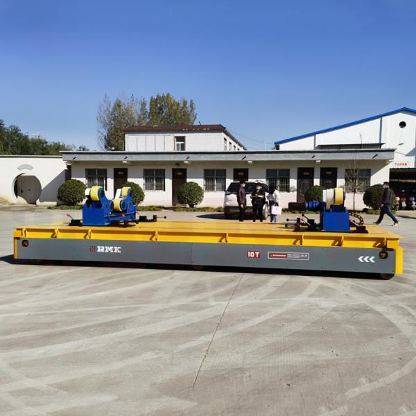 Plataforma móvel Omni-direcional 10 Ton Customized Automatic Trackless Trolley do transportador resistente