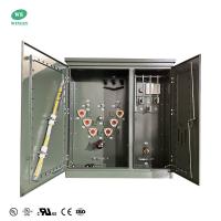 Transformateur solaire de 225kva Transformateur monté sur une plate-forme en trois phases pour les applications d'énergie solaire Passer de 208V à 13,8KV