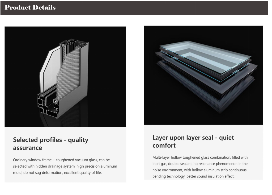 Wood Grain Aluminum Folding Doors Fiberglass Non Thermal Break