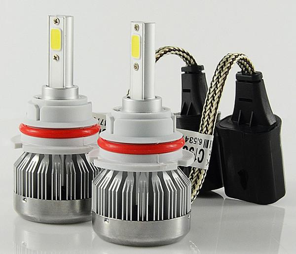 Hot Cheap C1 60W 6000LM Fanless 9004/9007 H/L LED HEADLIGHT with 6000K