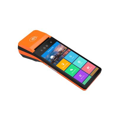 6Inch Touchscreen Wireless Mobile POS Terminal Android Machine With Barcode Scanner