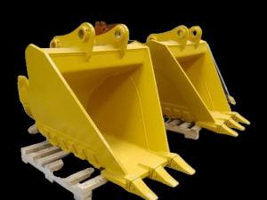 A máquina escavadora V Ditching Bucket Trapezoid de Q355B NM400 dá forma à