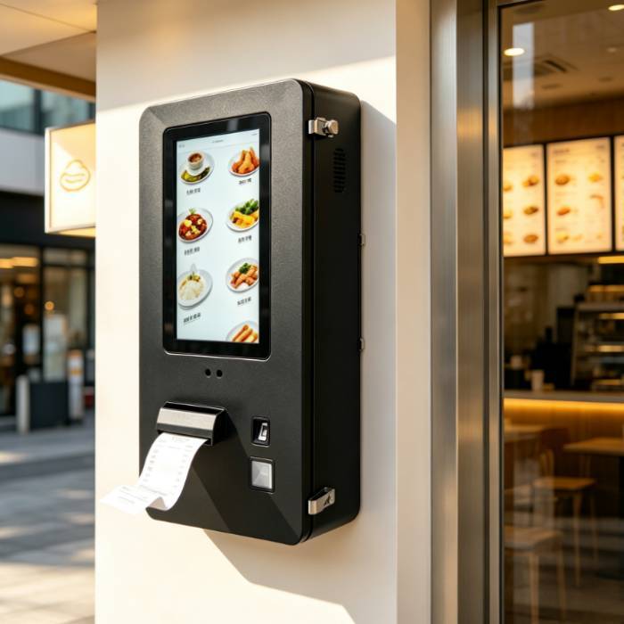 Wall Mounted Outdoor Self Service Payment Kiosks 15.6