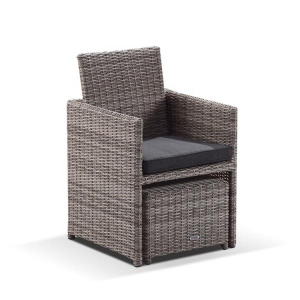 Luxury Garden Poly Rattan Handwoven Solaris High Synthetic Wicker Outdoor Furniture Set