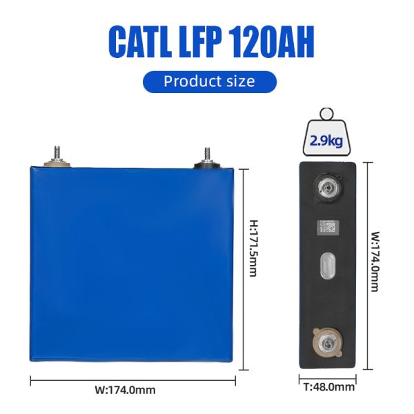 Клетка батареи Catl 120ah 3.2V LiFePO4 батареи лития для спрейера земледелия управляемого батареей