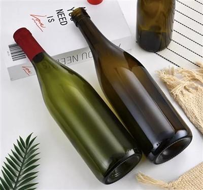 750ml Wine Glass Bottle for Clear Champagne Sparkling Wine Made of Super Flint Glass