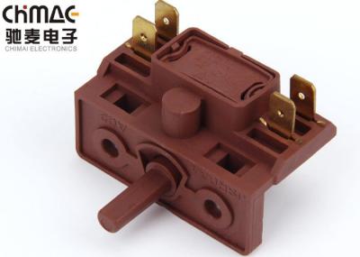 4 Brass Pins Multi Position Rotary Switch Metal Spindle For Electric Stove