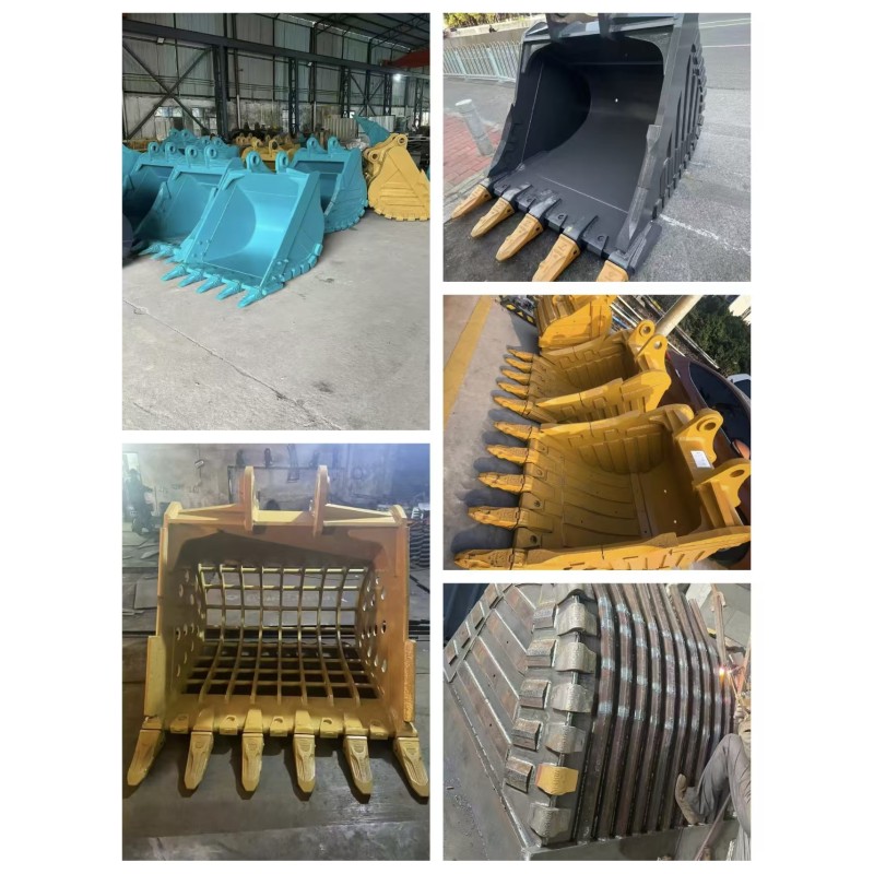 Heavy Duty CAT 336 Digger Excavator Bucket 2 Cubic Meter For Demolition
