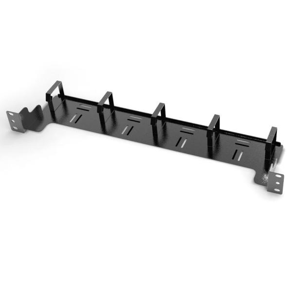 45x483x110mm 1U Cable Management Panel With Metal Rings Network Tray