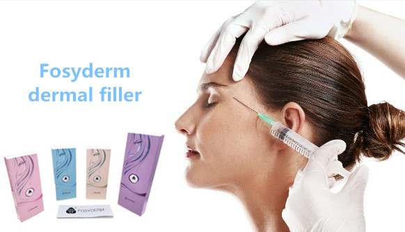 La cruz cutánea del llenador de Fosyderm ligó la inyección ácida hialurónica 24mg/Ml de los labios del gel para la pluma de Hyaluron