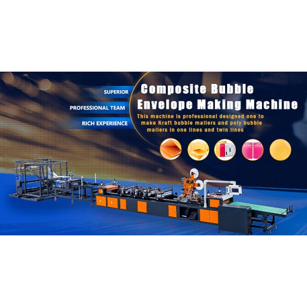 DY-800 paper laminated air bubble bag mailer envelope making machine