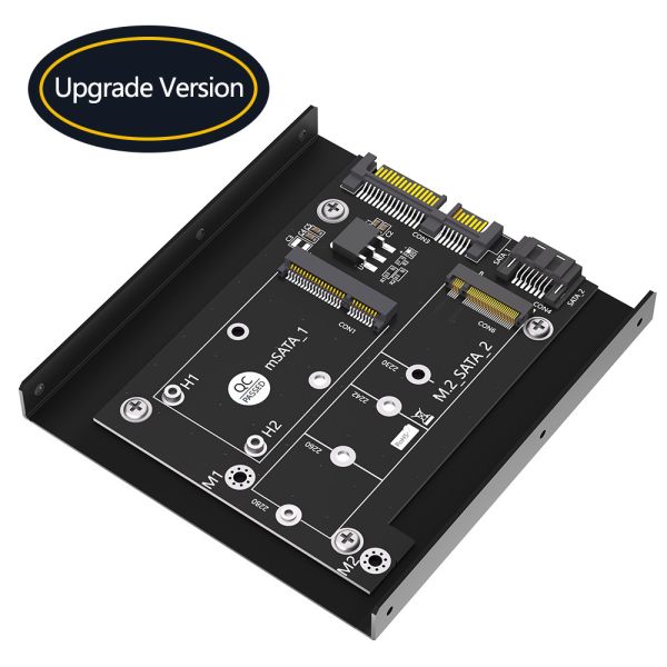 Convenient SATA 3.0 to M.2 NGFF mSATA SSD Adapter Card with 3.5