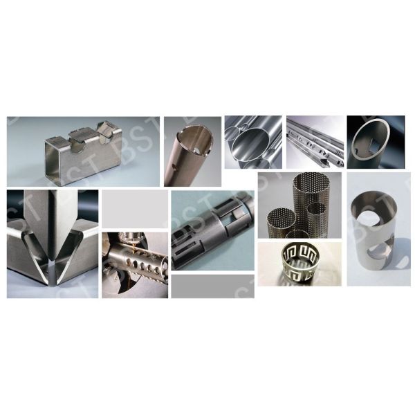 Galvanized Steel Fiber Laser Pipe Cutting Machine For Aluminium Brass Copper Multifunctional