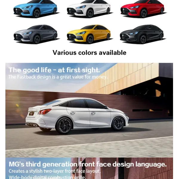 1.5T 181 Horsepower L4	2023 MG5 Sedan Hybrid Gasoline Car 4 Door 5 Seat