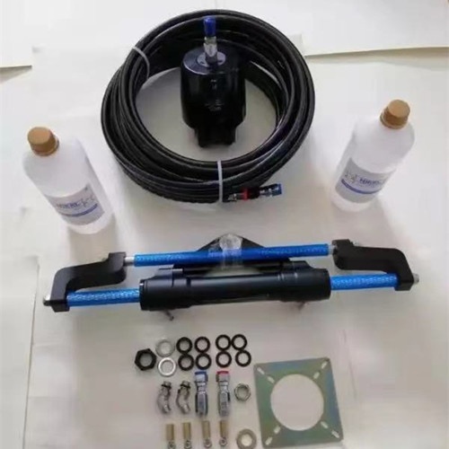 300HP Zinc Alloy Yacht Engine Outboard Steering System 17FT Cable