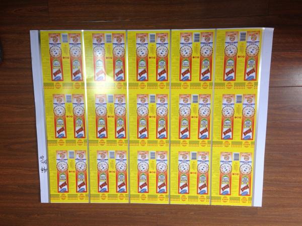 6 Cores Impressas em Placas de Lata Antirrusta