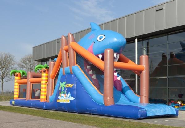 Aventura impermeável curso inflável corrido 17.5*3.8*5m de Obstcale