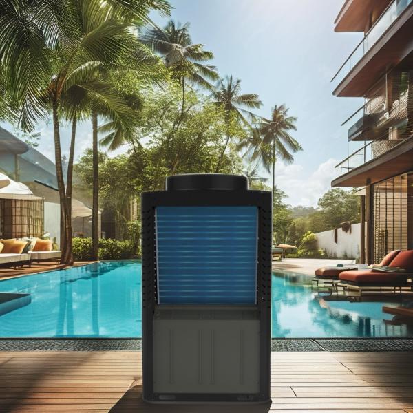 55Kw R32 Piscina comercial Como bomba de calor Para piscina aquecimento de água resfriamento