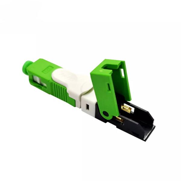 Conector rápido rápido de fibra ótica do conjunto de campo do SC APC SX 9 do conector de ESC250D FTTH/125μm