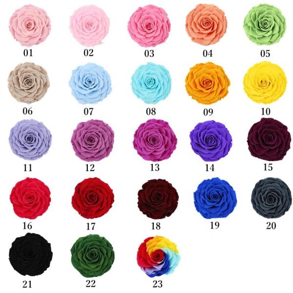 Decorative Preserved Rose Heads Maintain Natural Beauty & Colour For A Long Time