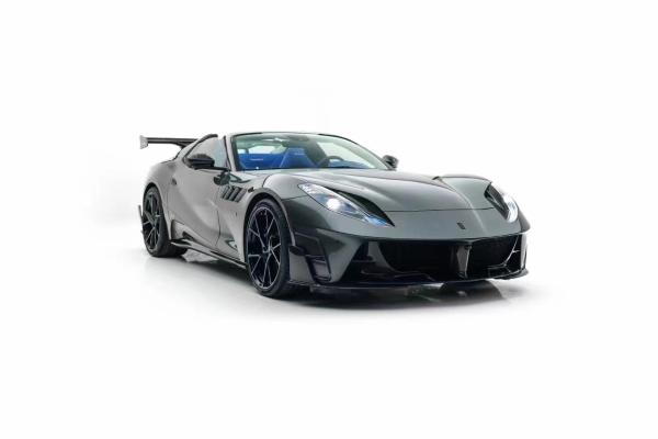 Pour la Ferrari 812 Kit de carrosserie en fibre de carbone 812 Style MSY mis à niveau en fibre de carbone avant et arrière pare-chocs spoiler aile