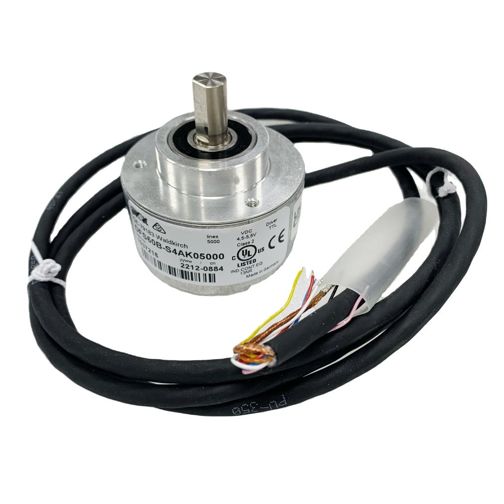 DO Original New DFS60B-S4AK05000 Incremental Encoder DFS60B Solid Shaft Pulse Encoder Lines 5000 for Muller Martini Spare Parts