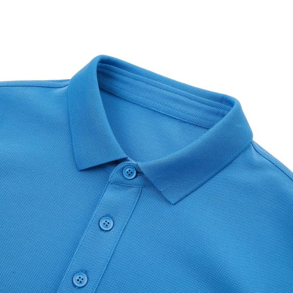 Polyester / Cotton Men'S Polo Shirts Striped With Custom Embroidered Logo