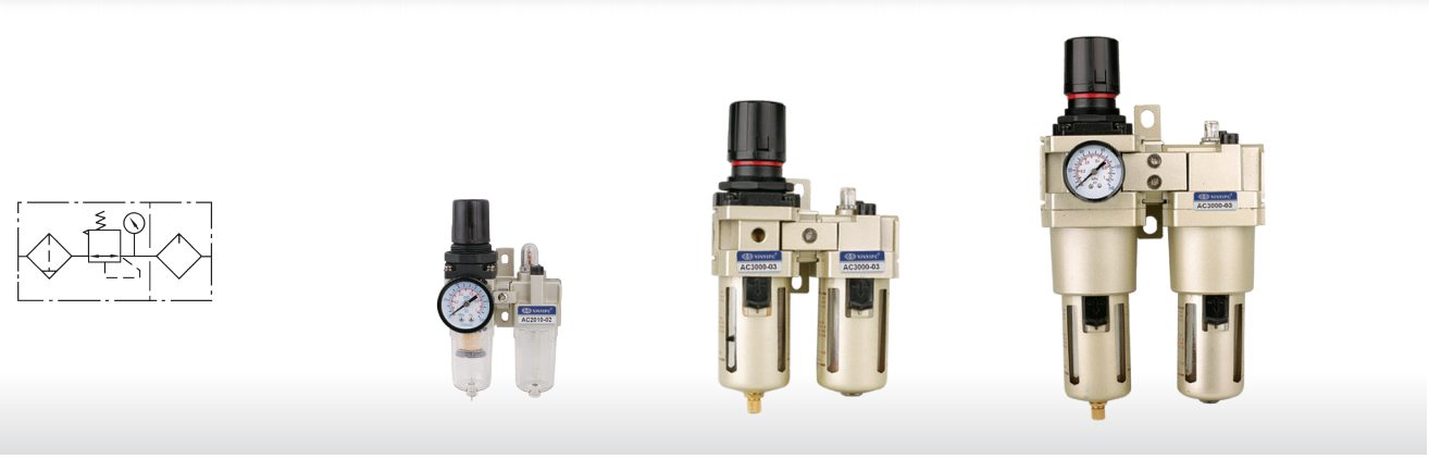 2 комбинации воздуха источника обработки пункта типа регулятора блока СМК воздушного давления