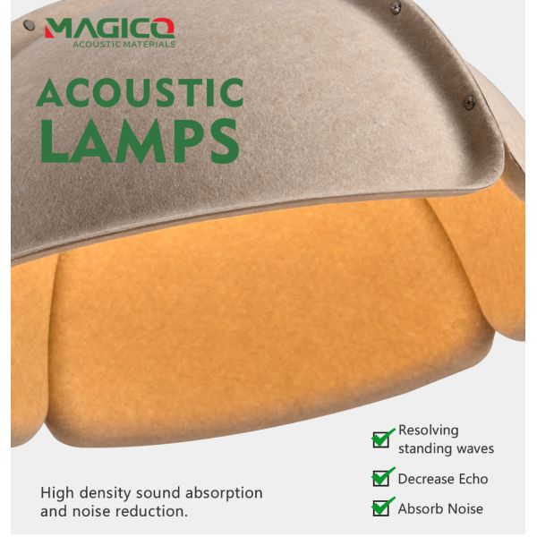 Polyester Fiber Acoustic Panel 600x600mm 15mm Sound Absorbing Wall Board for Hotel Lobby Interior Decoration