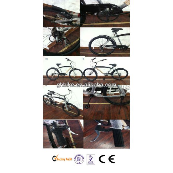 Steel Frame 26inch Single Speed Mens Beach Crusier Bike in ANY COLOR CE Approved