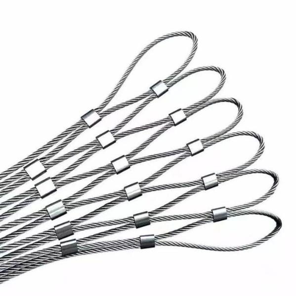 SS 304 316 Stainless Steel Wire Rope Mesh for Zoo Balustrade