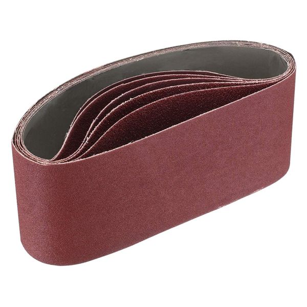 3X21 Inches 75X533mm Wear-resisting Aluminum Oxide Abrasive Sanding Belt for Wood Floor Cloth Sanding Belt
